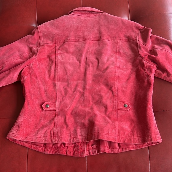 Coldwater Creek Leather Jacket Petite XL - Picture 9 of 9